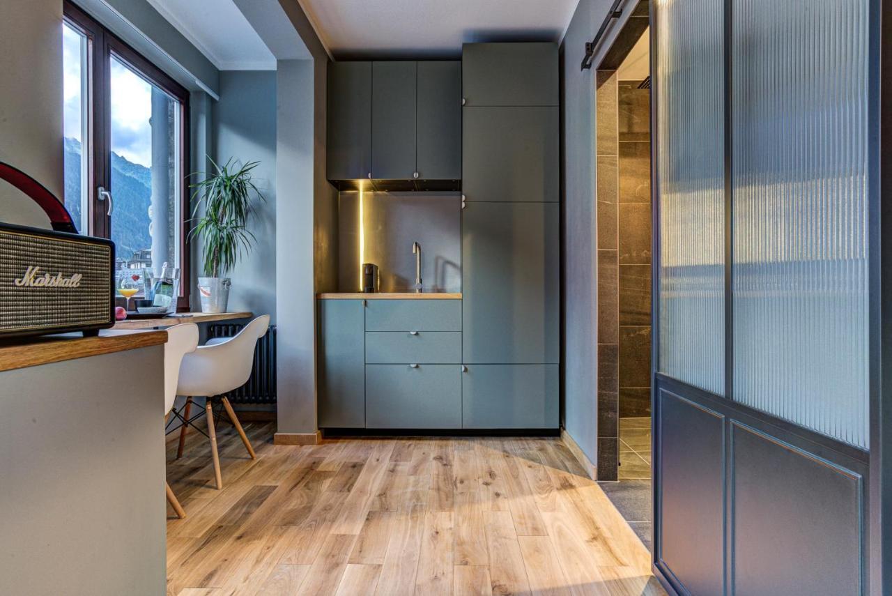 Chamonix City Center Luxury Studio Apartment Exterior foto